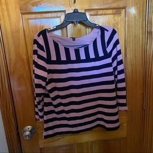 Talbots three quarter sleeve blouse